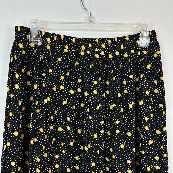 Leslie Faye 80s Polka Dot Skirt Set Sz 14 - Picture 11 of 15